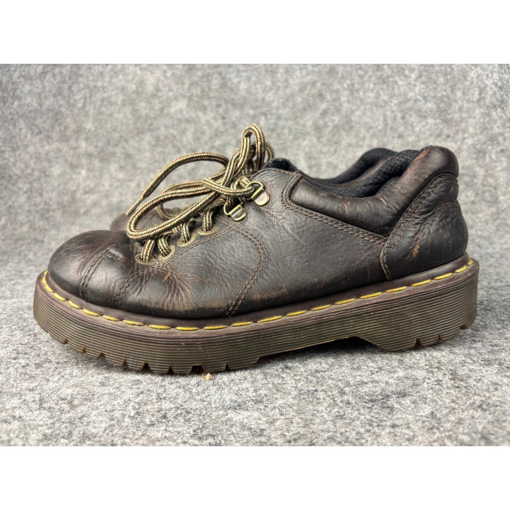 Dr. Martens 8312 Oxford Shoes Mens 7 Womens 8 Brown Leather Platform Lug Sole